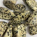 Dalmatian Jasper Tumble Stone Approx 3cm 5 Piece Pack