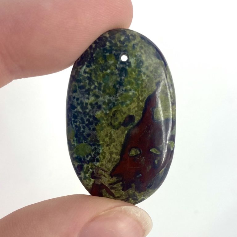 Dragon Blood Jasper Mixed Shape Cabochons Approx 20 - 30mm 3 Piece Pack - Image 6