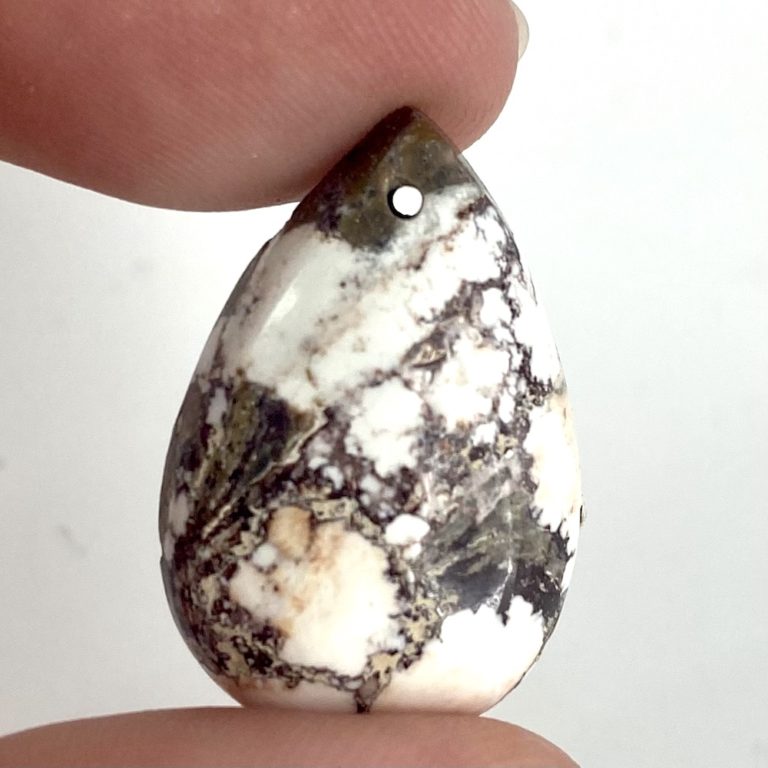 Wild Horse Jasper Mixed Shape Top Drilled Cabochons Approx 25 - 30mm with 0.8mm Drill Hole 3 Piece Pack - Image 5