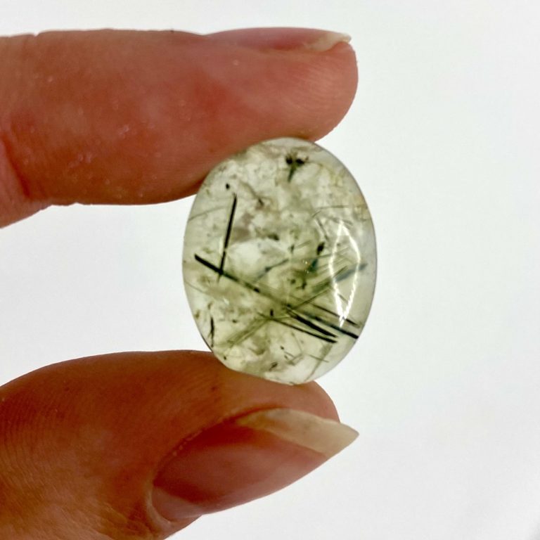 Prehnite Mixed Shape Cabochons Approx 15 - 25mm 5 Piece Pack - Image 5