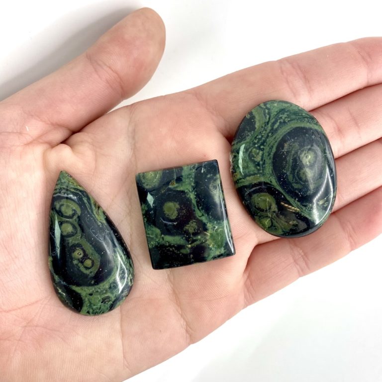Kambaba Jasper Mixed Shape Cabochon Approx 35 - 40mm - Image 4