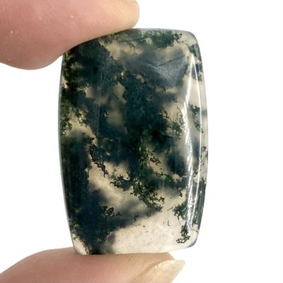 Moss Agate Rectangle Shape Cabochons Approx 25 - 35mm