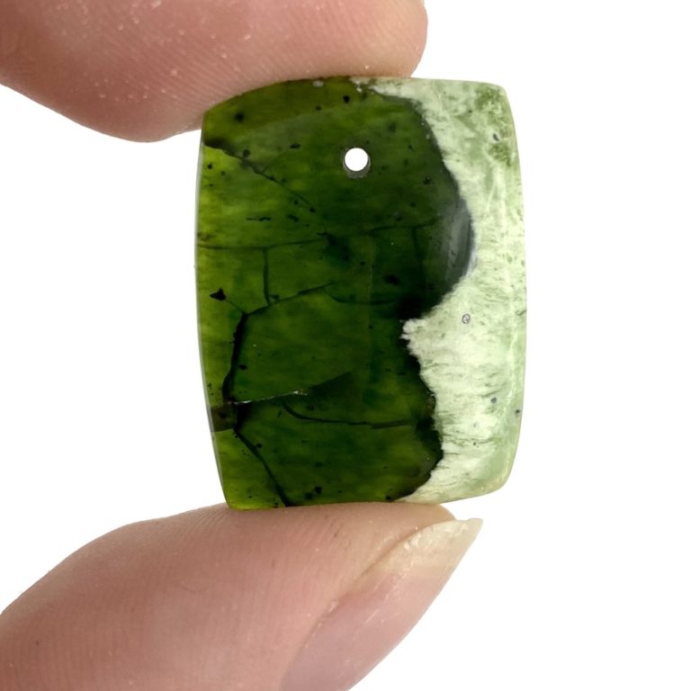 Chrome Chalcedony Mixed Shape Top Drilled Cabochons Approx 20 - 25mm with 0.8mm Drill Hole 5 Piece Pack - Image 7