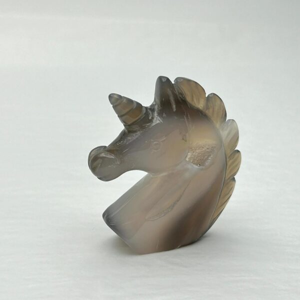 Agate Druzy Unicorn Head Approx 6cm - Image 4