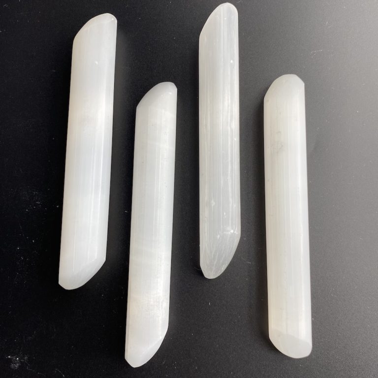 Selenite Angled Wand Approx 15cm - Image 2