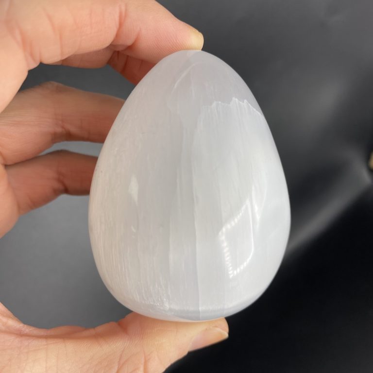Selenite Egg Approx 6 - 7cm - Image 3