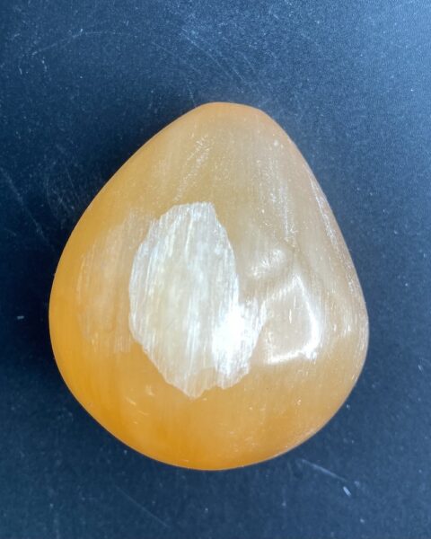 Peach Selenite Egg Approx 6 - 7cm