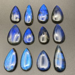 Electric Blue Labradorite Mixed Shape Cabochon Approx 35 - 50mm