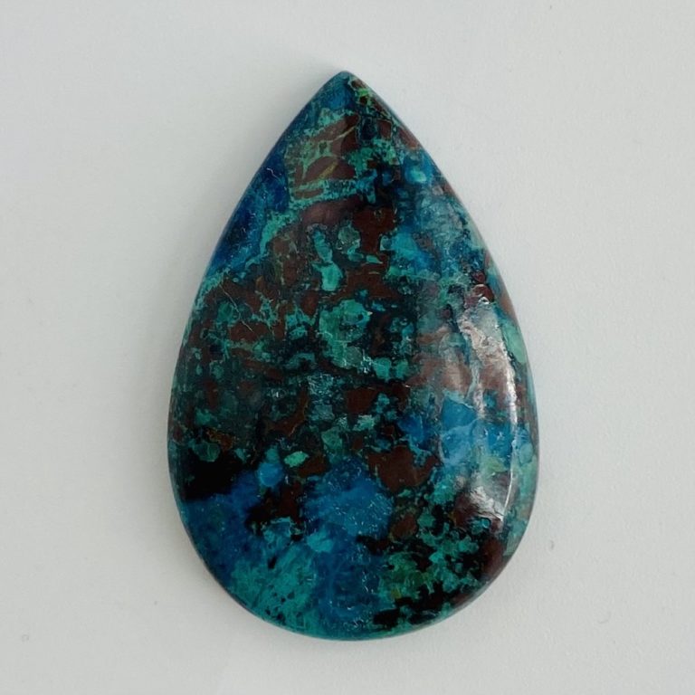 Australian Chrysocolla "Gemmologist's Pick" Cabochon Approx 25 - 30mm - Image 5