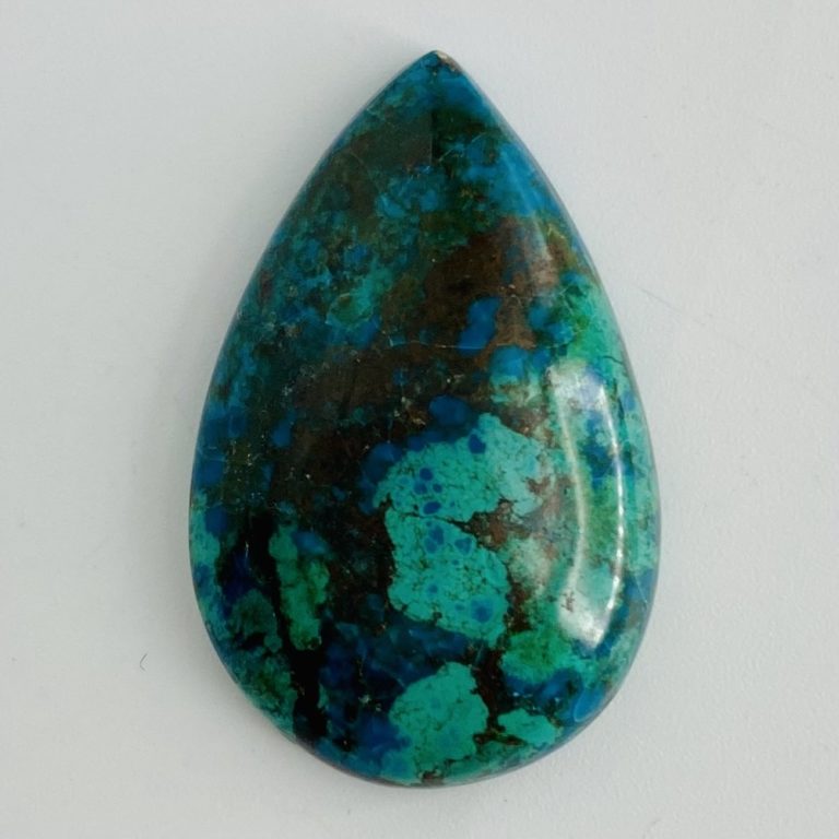 Australian Chrysocolla "Gemmologist's Pick" Cabochon Approx 25 - 30mm - Image 3