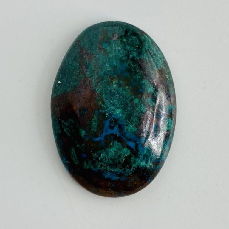 African Chrysocolla "Gemmologist's Pick" Cabochon - Image 3