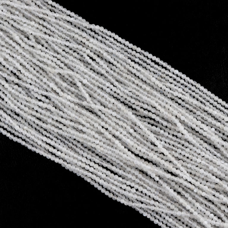 Rainbow Moonstone Micro Faceted Rounds Beads Approx 2mm 32cm Strand - Image 4