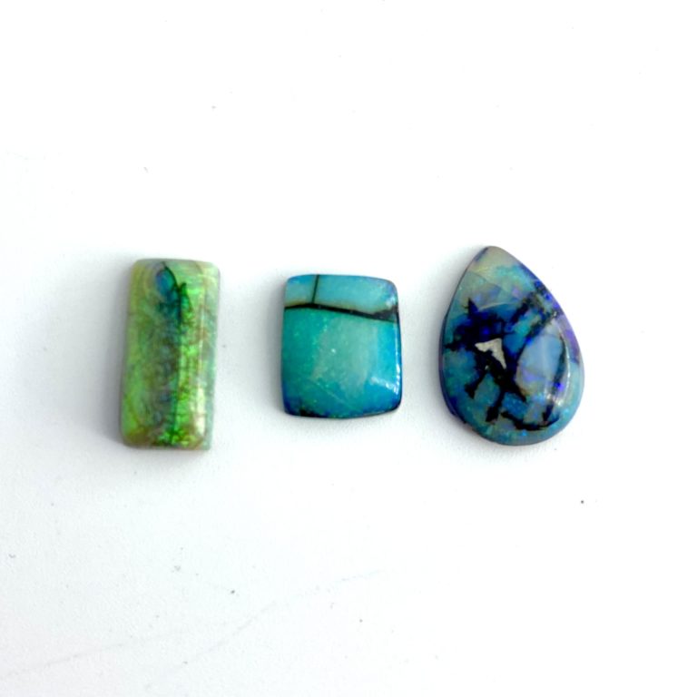 Sterling Opal Small Cabochon 3 Piece Pack - Image 4
