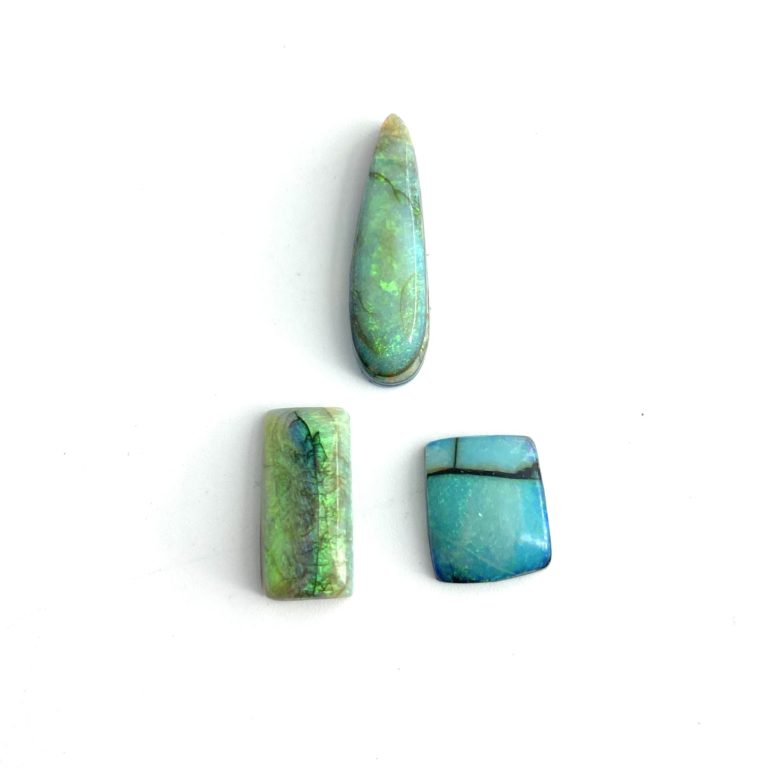 Sterling Opal Small Cabochon 3 Piece Pack - Image 2