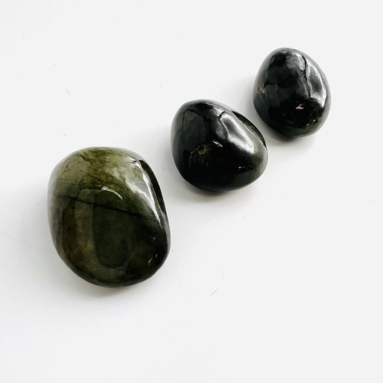 Labradorite Mixed Size Tumble Stones 3 Piece Pack