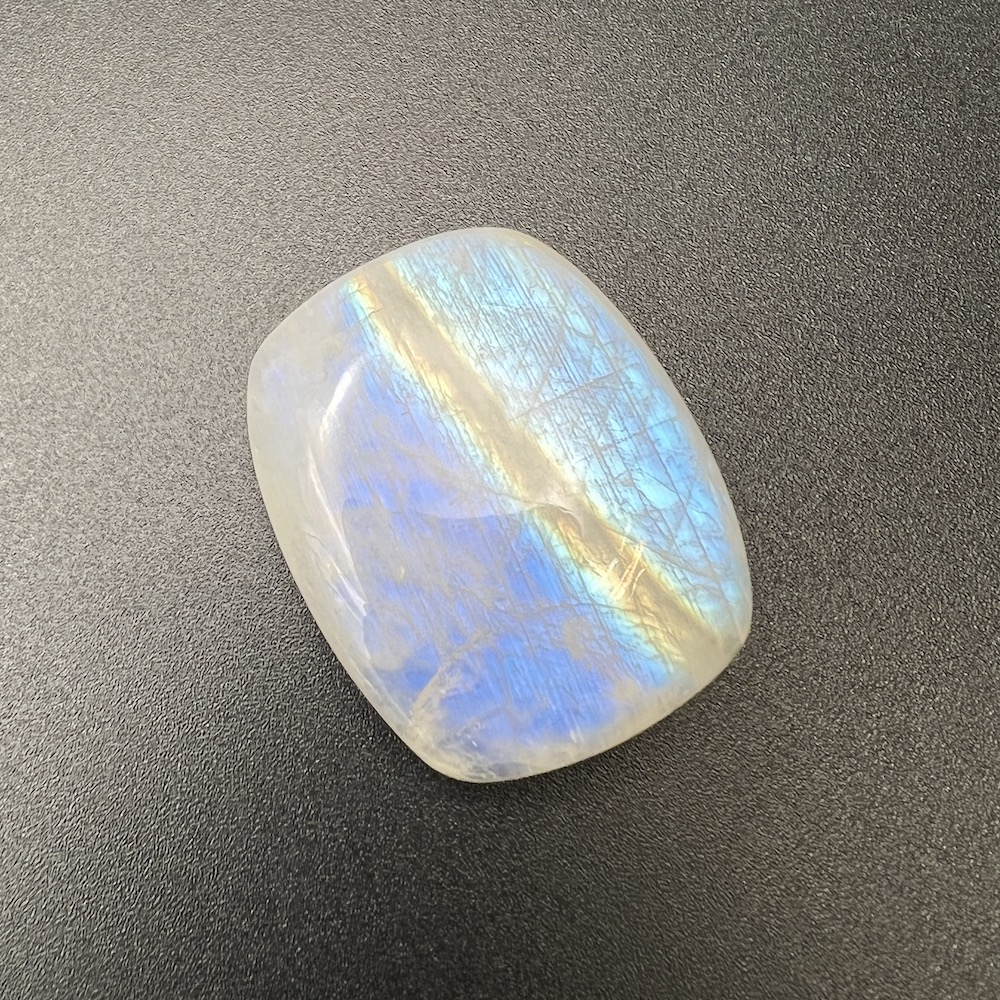 Premium Rainbow Moonstone Rectangle Cabochon Approx 40 x 30mm Premium Rainbow Moonstone Rectangle Cabochon Approx 40 x 30mm