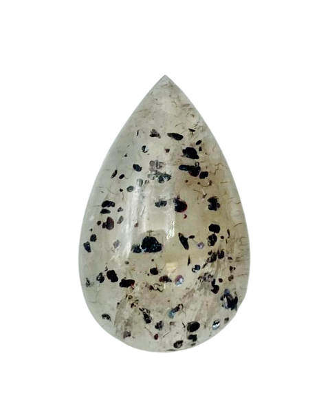 Spotty Hematite Quartz Cabochon