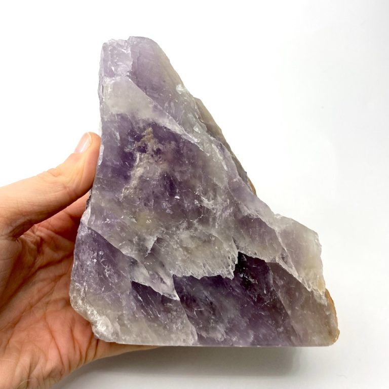 Amethyst Polished Freeform Slice Approx 12 x 10cm