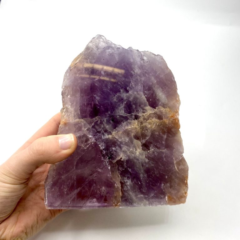 Amethyst Polished Freeform Slice Approx 14 x 12cm - Image 2