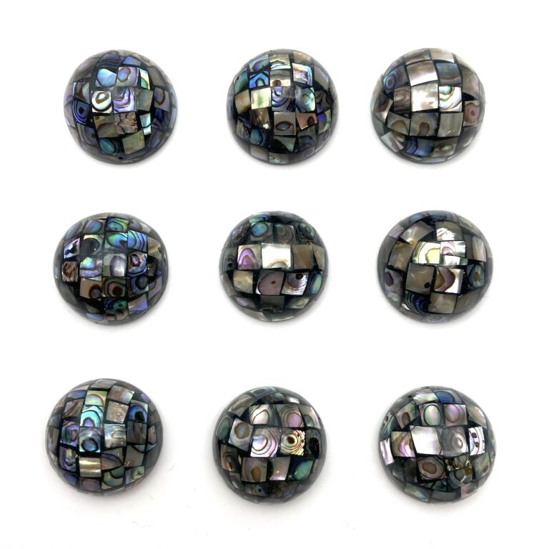 Mother of Pearl Mosaic Cabochon