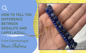 How to tell the difference between Sodalite and Lapis Lazuli...
