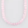 Rose Quartz Micro Faceted Coin Beads Approx 4mm 32cm Strand - Image 2