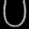 Clear Quartz Micro Faceted Coin Beads Approx 4mm 32cm Strand - Image 2