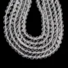 Clear Quartz Micro Faceted Coin Beads Approx 4mm 32cm Strand - Image 4