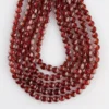 Red Garnet Micro Faceted Coin Beads Approx 4mm 32cm Strand - Image 4