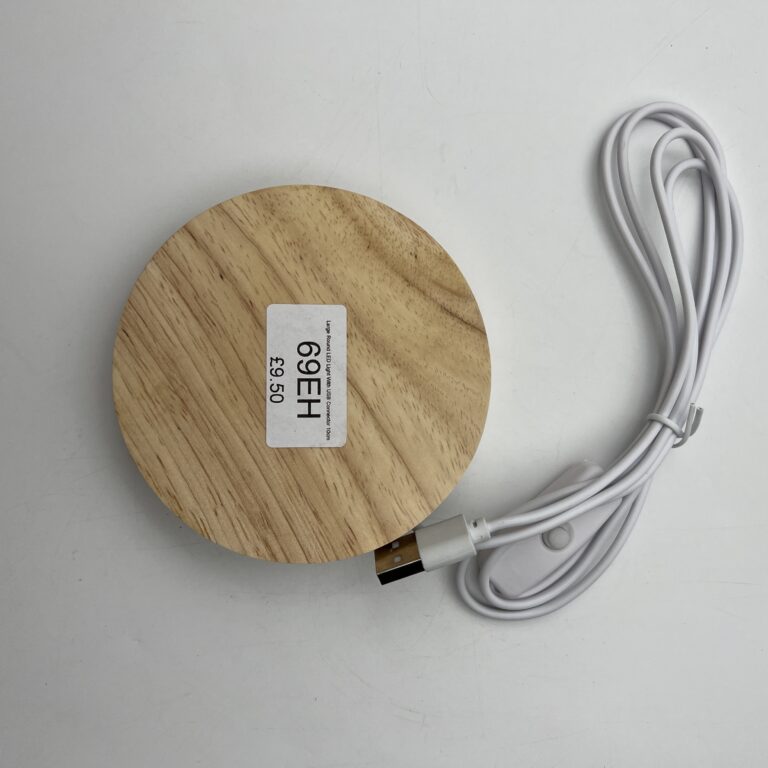 Round LED Light With USB Connector For Crystal Lighting 10cm - Image 2