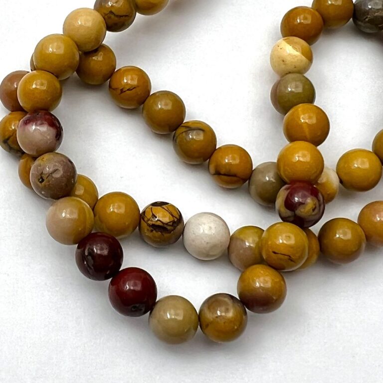Mookaite Smooth Round Approx 6mm Beads Approx 38cm Strand