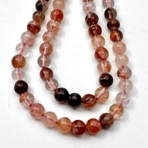 4mm Hematoid Quartz - Smooth Round Gemstone Strand (38cm)
