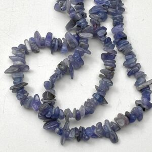 2 - 8mm Tanzanite Beads - Chip Gemstone Strand (80cm)
