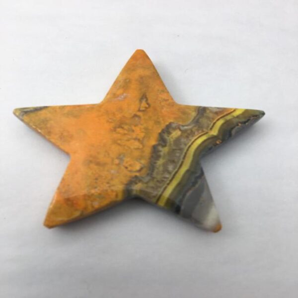 Bumble Bee Jasper Star Approx 4.5cm