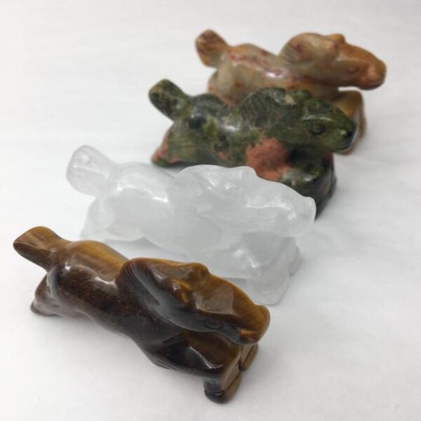 Crazy Lace Agate Horse Approx 5.5 x 2cm - Image 3