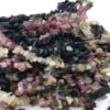 Multi Tourmaline Chip Beads Approx 5 - 8mm Approx 80cm Strand 3pcs