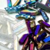 Aura Quartz Points 3 colours Approx 15 - 40mm 3pcs - Image 4
