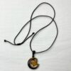 Tigers Eye Star & Moon Pendant Cord Necklace - Image 2