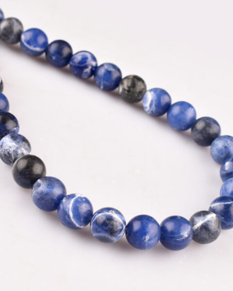 Sodalite A Grade Smooth Round Beads Approx 4mm 38cm Strand