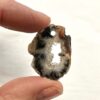 Agate Druzy Slice Approx 2 - 3.5cm Top Drilled with 2mm Drill Hole 2pcs