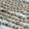 Freshwater Cultured Cream Nugget Pearls Approx 8mm 36cm String