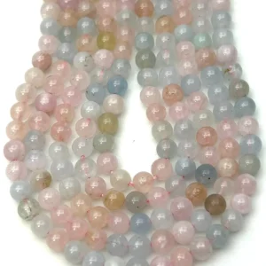 Multi Beryl Smooth Rounds 4mm 38cm Strand