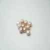 Freshwater Cultured Pink Button Pearl Approx 7.5 - 8mm Half Drilled 5 Pairs - Image 3