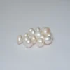 Freshwater Cultured Cream Mixed Size & Shape Approx 6-10mm Half Drilled Pearls 10g Pack (Approx 20 pcs)