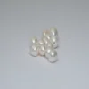 Freshwater Cultured Cream Mixed Size & Shape Approx 6-10mm Half Drilled Pearls 10g Pack (Approx 20 pcs) - Image 4