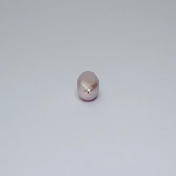 Freshwater Cultured Pastel Metallic Mixed Coloured Organic Oval Pearl Approx 15 x 10mm Half Drilled 1pc - Image 3