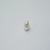 Freshwater Cultured Cream Oval Pearl Approx 14 x 12mm 1pc Half Drilled - Image 2