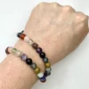 Multi Gemstone Smooth Round Approx 8mm Beads 38cm Strand - Image 2