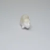 Freshwater Cultured Pearl White Metallic Geometric Baroque Pearl Approx 20 - 30mm Half Drilled 1pc - Image 2