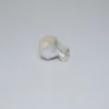 Freshwater Cultured Pearl White Metallic Geometric Baroque Pearl Approx 20 - 30mm Half Drilled 1pc - Image 3